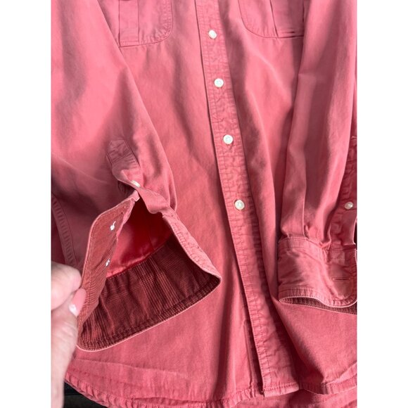 Southern Proper Men's Washed Red Long Sleeves Button-Down Henning Shirt L - Picture 5 of 10